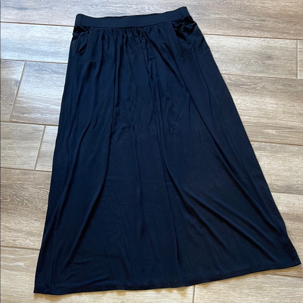 Joan Vass Studio Maxi Skirt MEDIUM w Pockets